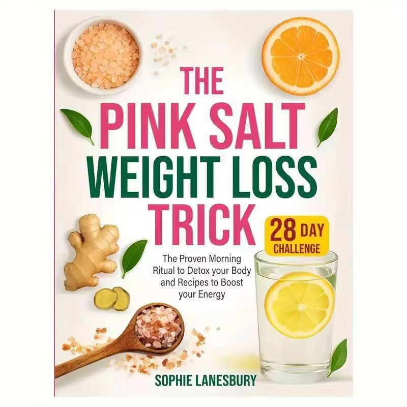 Assorted Guided Planners, Journals and Wellness Workbooks – 74 Options – Pink Salt 28-Week Recipe Book – A4