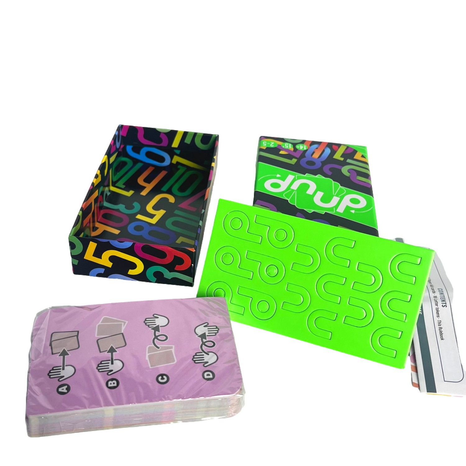 Dnup Bilingual Double-Sided Number Card Game