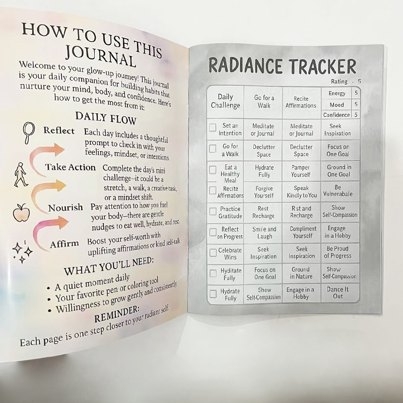 30 Days to a Radiant You Guided Challenge Journal product view 4