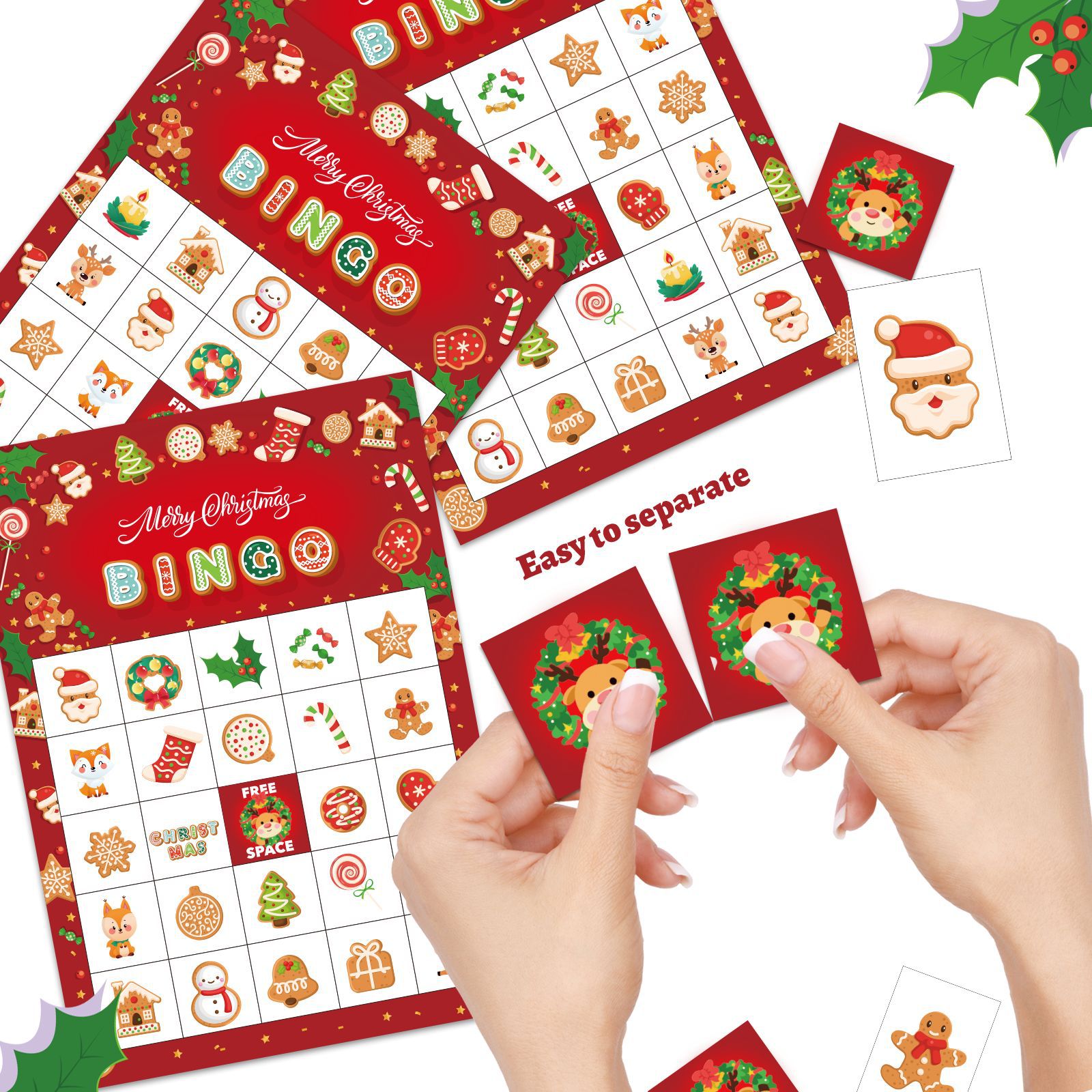Christmas Bingo Game Set – 33 Pieces product view 4