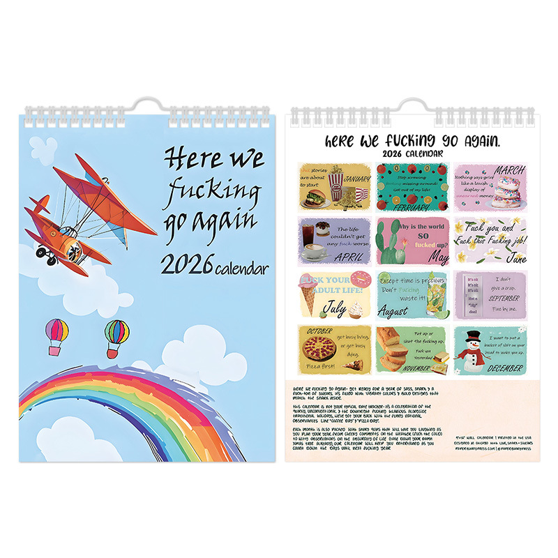 Here We Go 2026 Amusement Park Calendars – 4 Styles product view 5