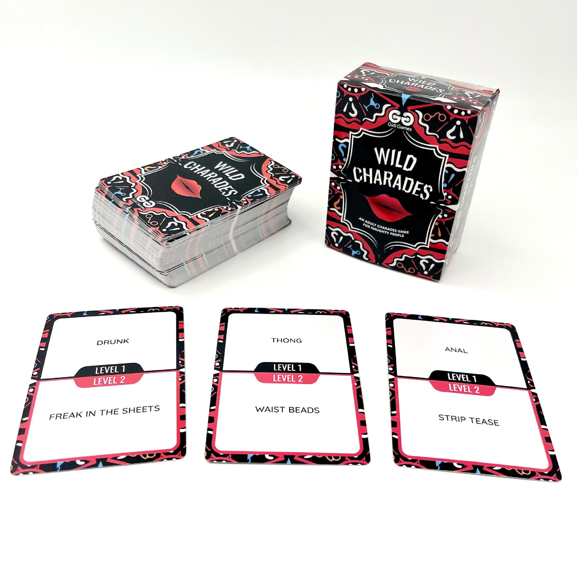 Wild Charades Adult Party Card Game