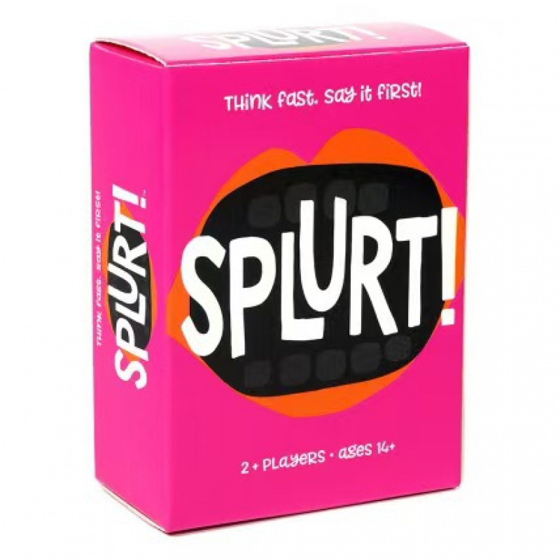 Splurt! and Assorted English Party Card Games – 10 Options
