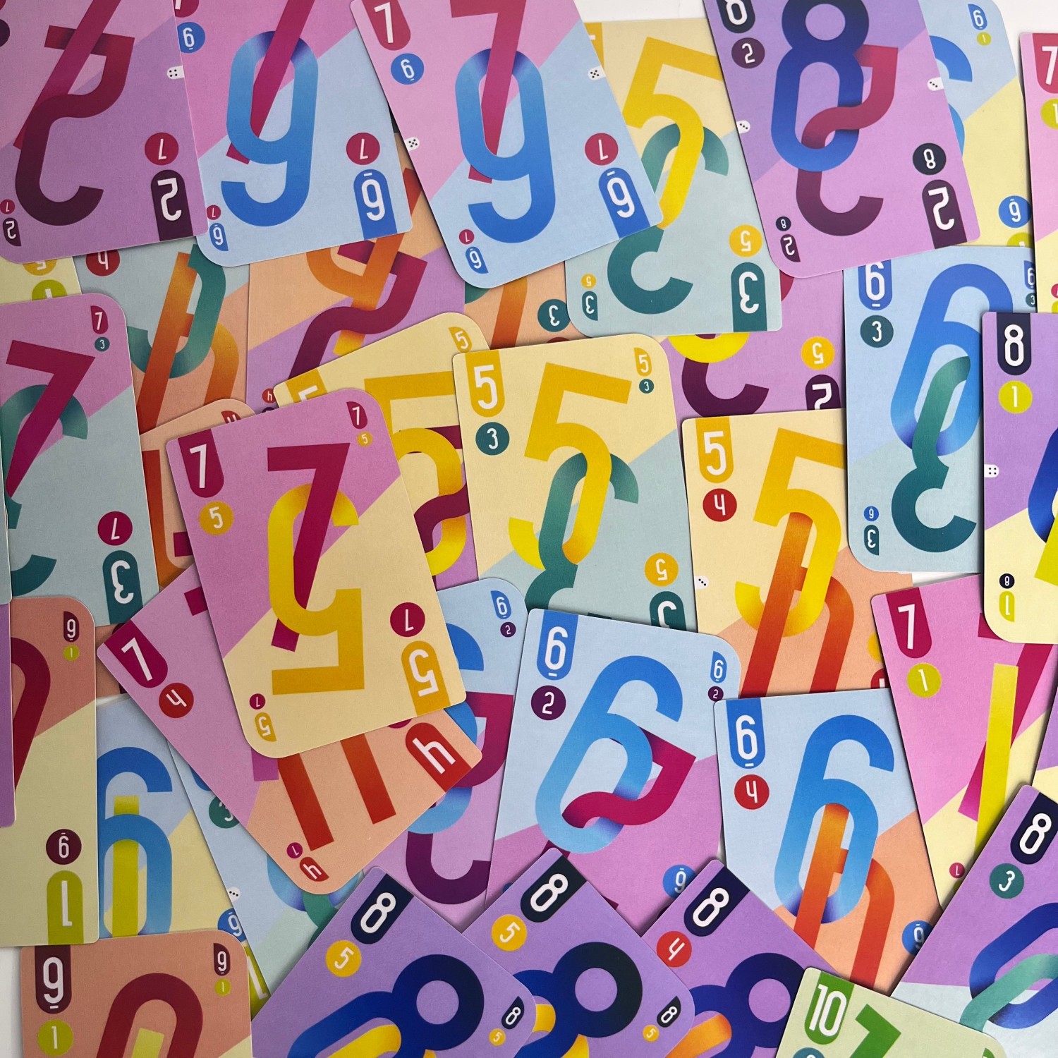Dnup Bilingual Double-Sided Number Card Game product view 2