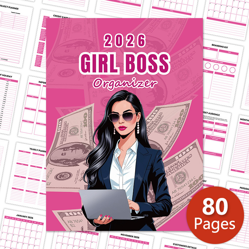 2026 Girl Boss Daily Organizer