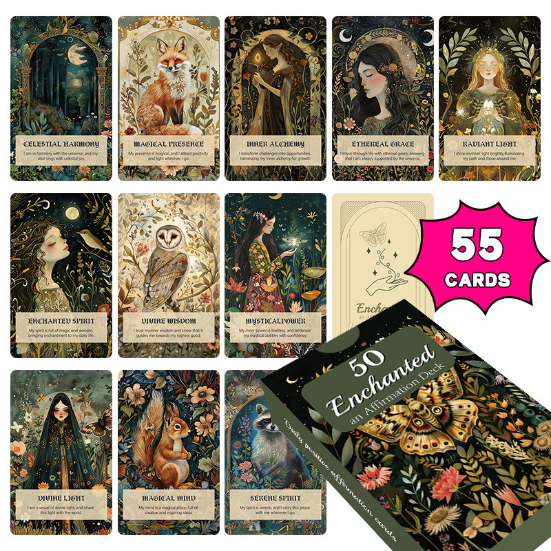Enchanted Affirmation Deck – 50 Mindfulness Cards