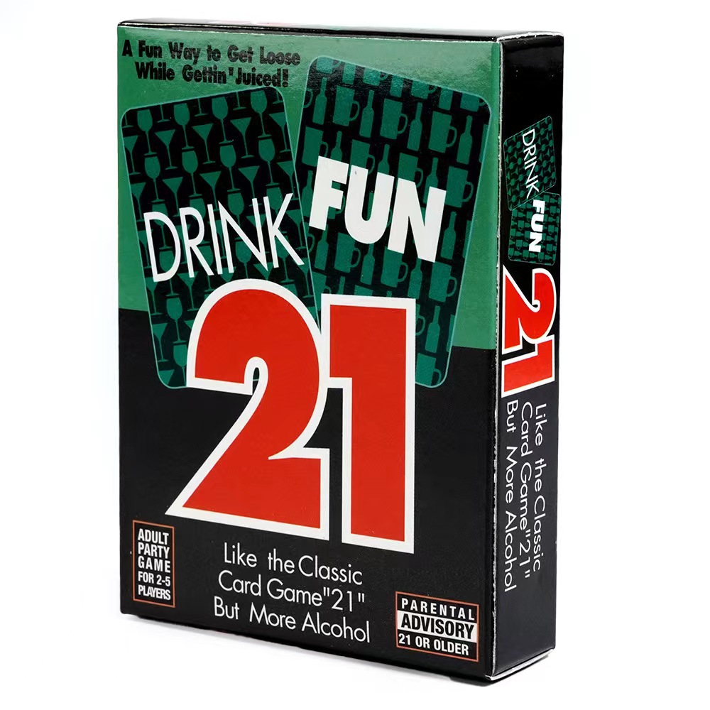 Drink Fun 21 Couples Drinking Party Card Game