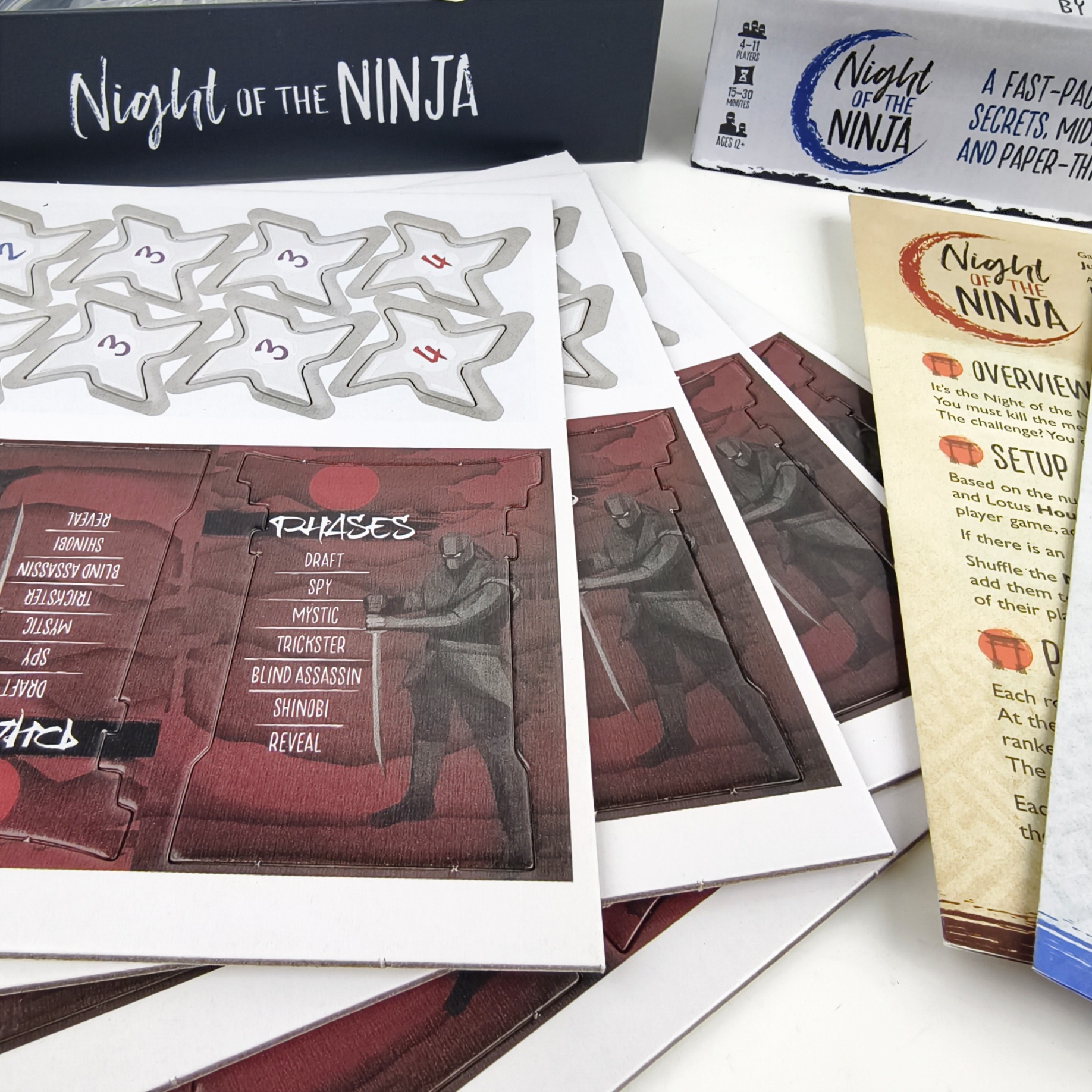 Night of the Ninja English Party Card Game product view 5