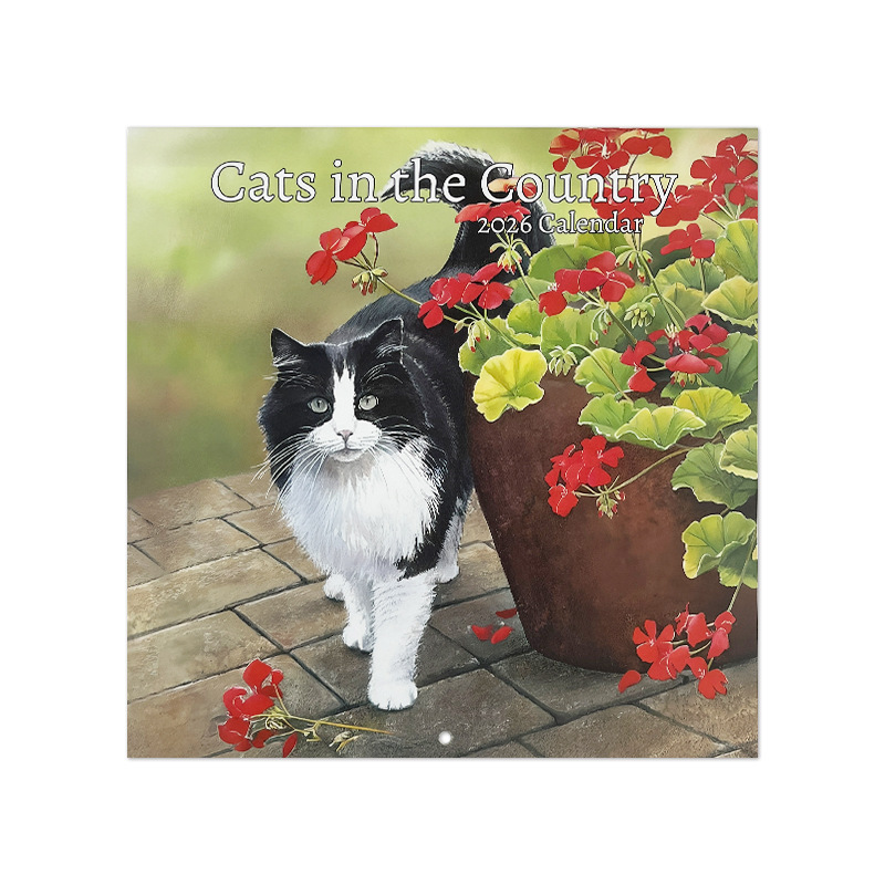 Cats in the Country 2026 Wall Calendar