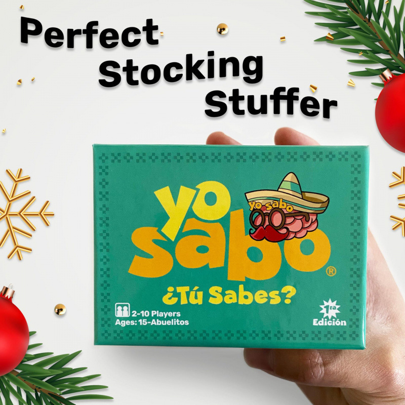 Yo Sabo ¿Tú Sabes? Spanish Trivia Party Card Game