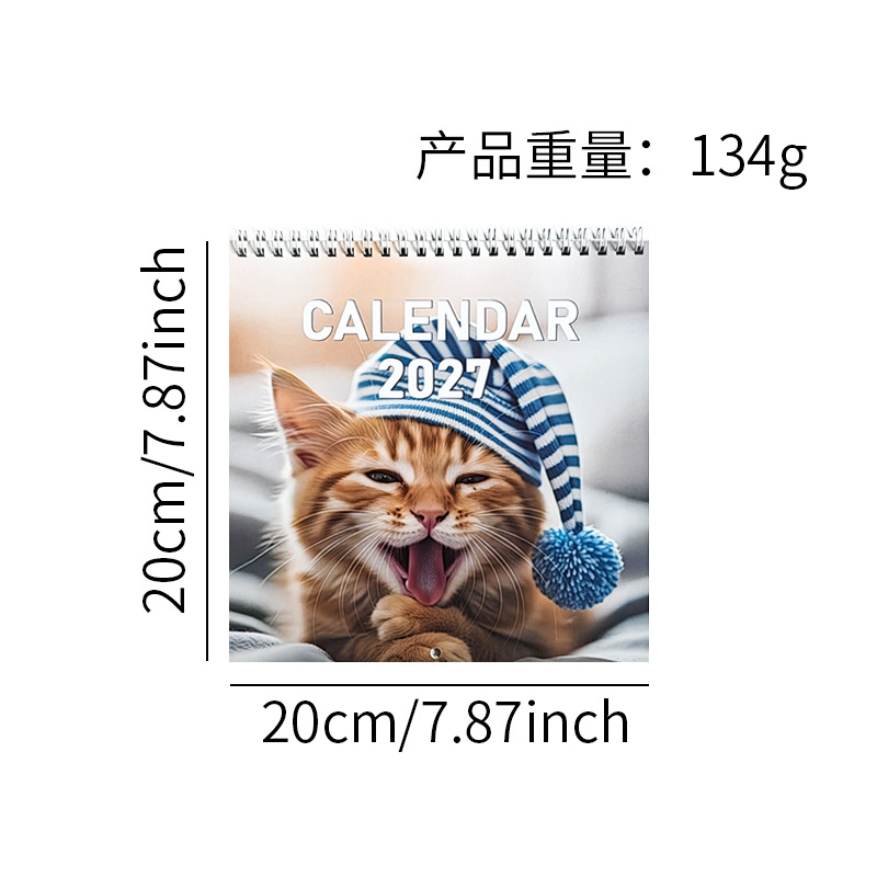 Assorted 2027 Novelty Wall Calendars – 15 Designs – Funny Cats
