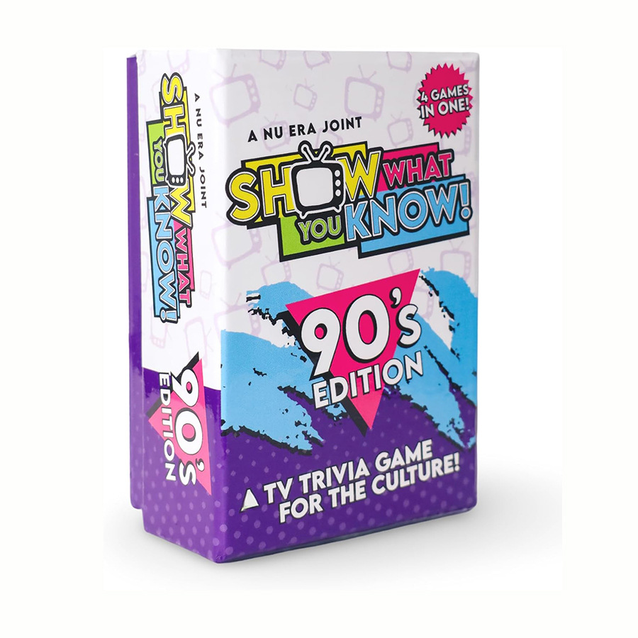 Show What You Know: 90s TV Trivia Family Party Game
